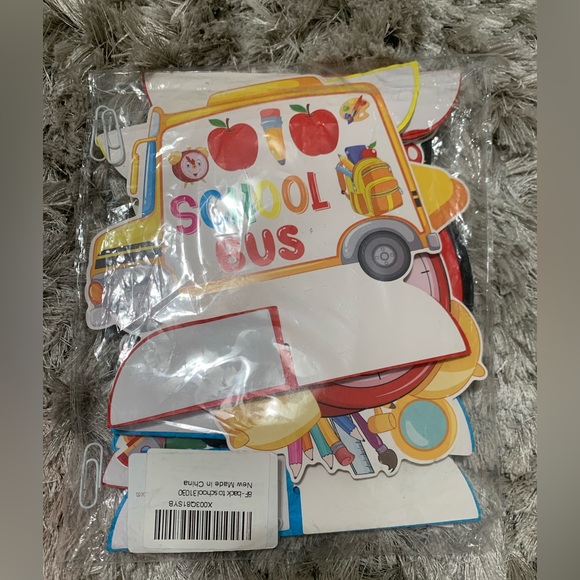 Back To School Decorations Back To School Honeycomb Table Centerpiece. - Picture 2 of 3